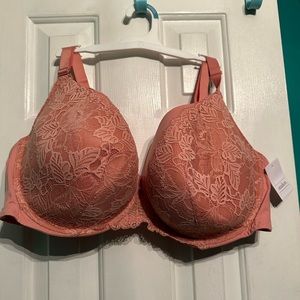 Peach NWT AUDEN 46DDD Bra